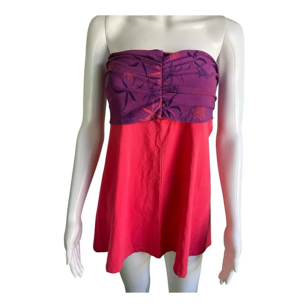Kuhl Kai Convertible Skirt Top Womens S Geranium NWT Halter Strapless 6128